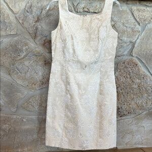 Datiani Vintage Cream Gold Dress